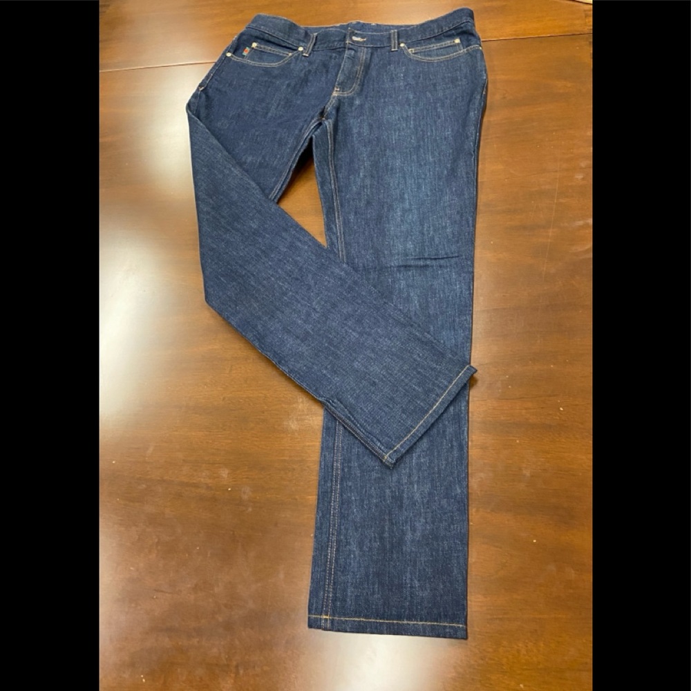 Blue Gucci jeans